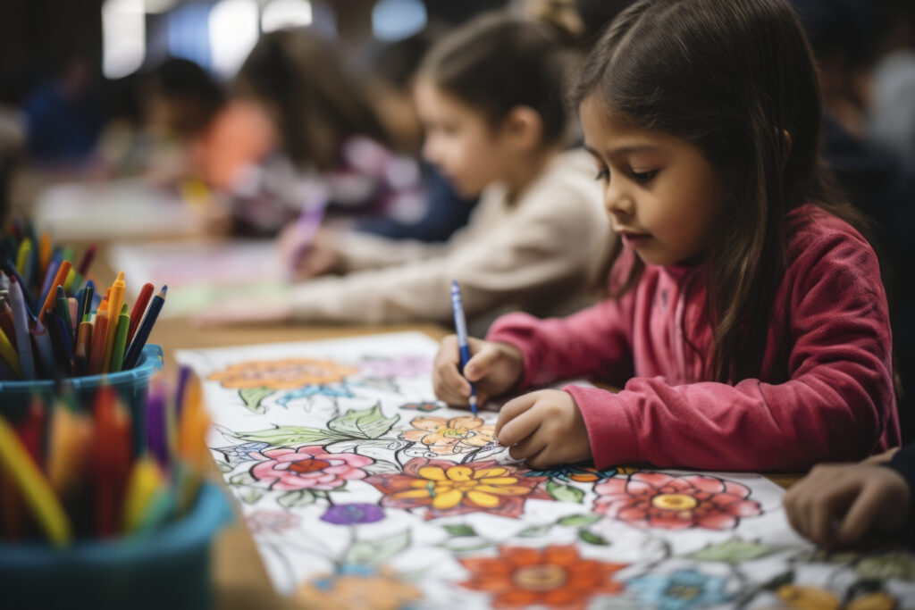 Creative art sessions at special schools help children express emotions and develop fine motor skills, fostering growth and learning.