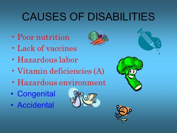 Causes of Disability